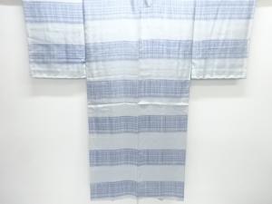 未使用品　横段模様男物長襦袢